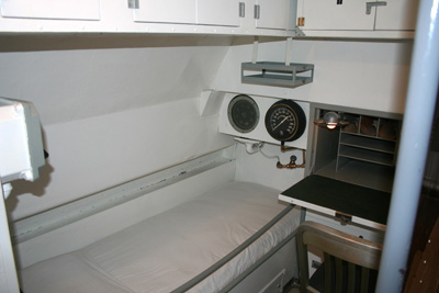 Captains Quarters on the Bowfin