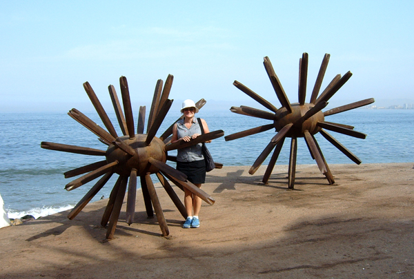 Malecon sculpture.