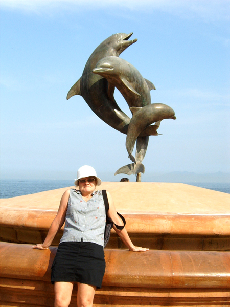 Malecon sculpture.