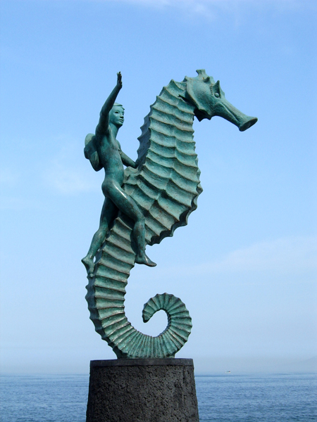 Malecon sculpture.