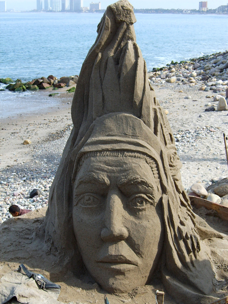 Sand Sculpture.