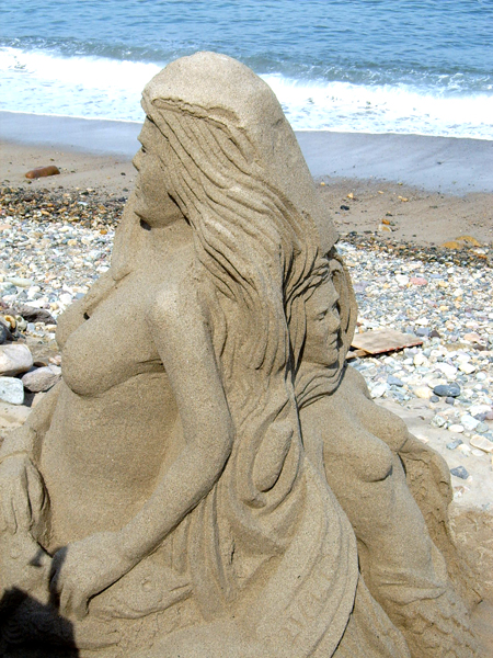 Sand Sculpture.