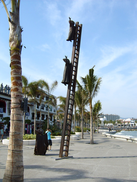 Malecon sculpture.