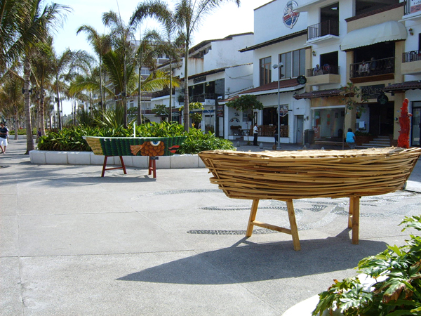 Artist's boat designs.