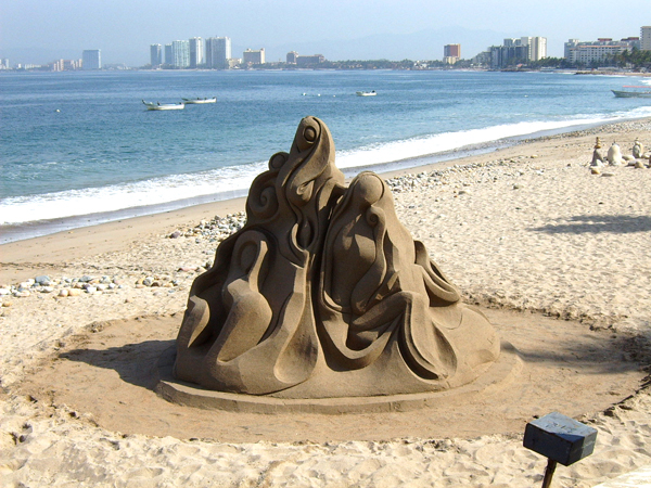 Another sand sculpture.