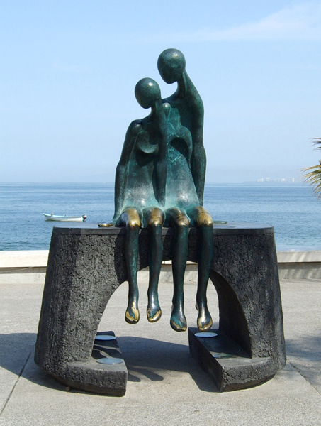Malecon sculpture.