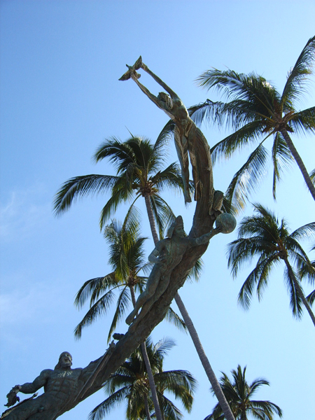 Malecon sculpture.